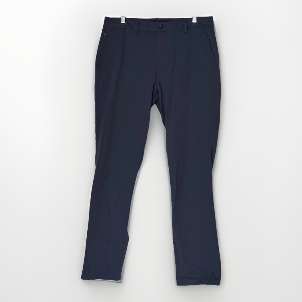 Vineyard Vines OTG On-The-Go Pants 35x32 Blue Performance Stretch Travel Chino